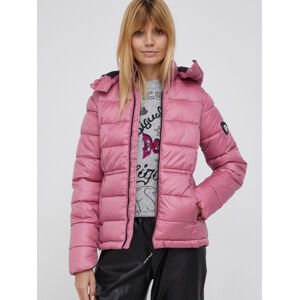 Pepe Jeans dámská růžová bunda - XS (200)